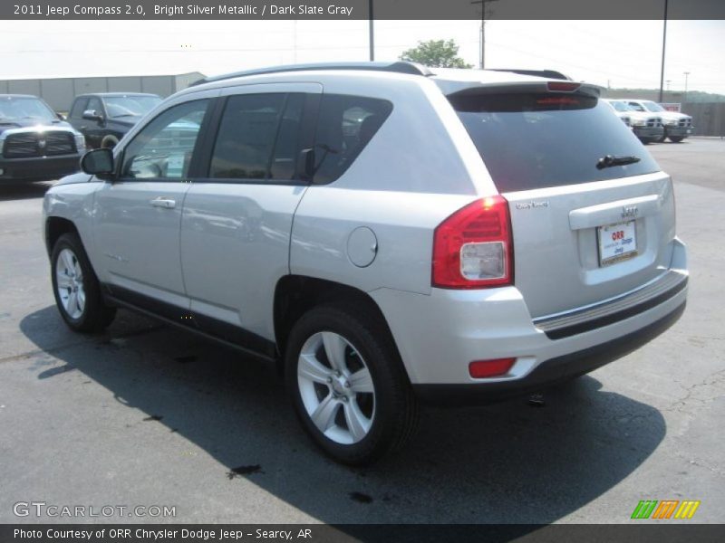 Bright Silver Metallic / Dark Slate Gray 2011 Jeep Compass 2.0