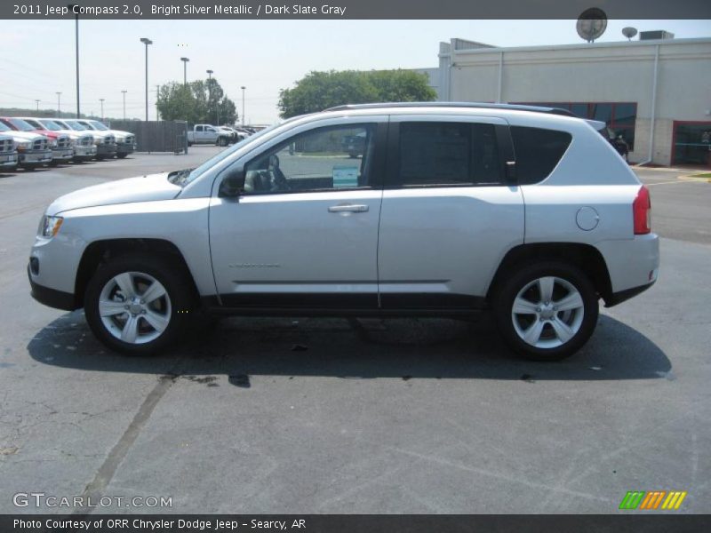 Bright Silver Metallic / Dark Slate Gray 2011 Jeep Compass 2.0