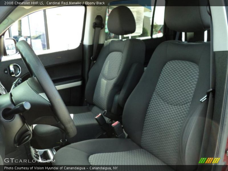  2008 HHR LS Ebony Black Interior
