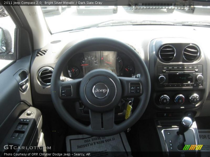 Bright Silver Metallic / Dark Slate Gray 2011 Jeep Compass 2.0