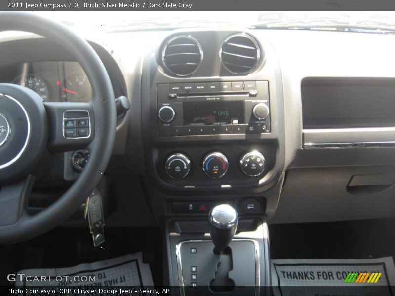 Bright Silver Metallic / Dark Slate Gray 2011 Jeep Compass 2.0