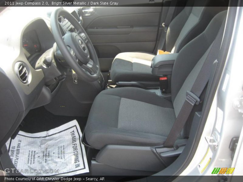 Bright Silver Metallic / Dark Slate Gray 2011 Jeep Compass 2.0