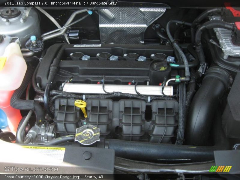 Bright Silver Metallic / Dark Slate Gray 2011 Jeep Compass 2.0