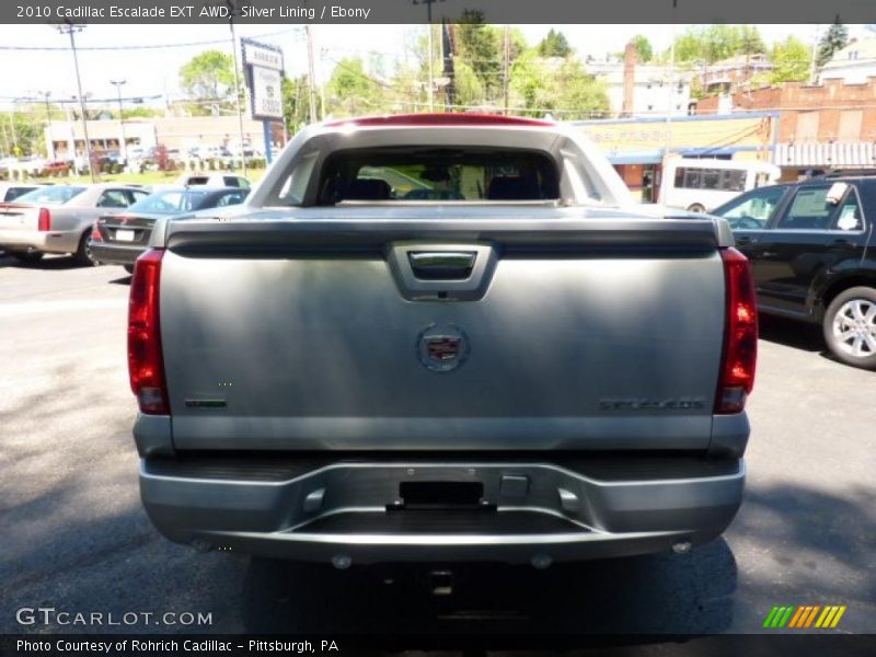 Silver Lining / Ebony 2010 Cadillac Escalade EXT AWD