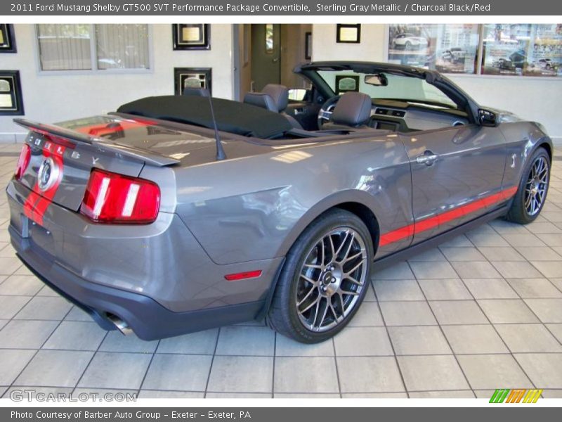  2011 Mustang Shelby GT500 SVT Performance Package Convertible Sterling Gray Metallic