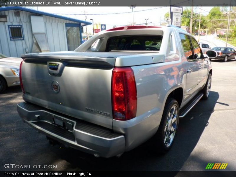 Silver Lining / Ebony 2010 Cadillac Escalade EXT AWD