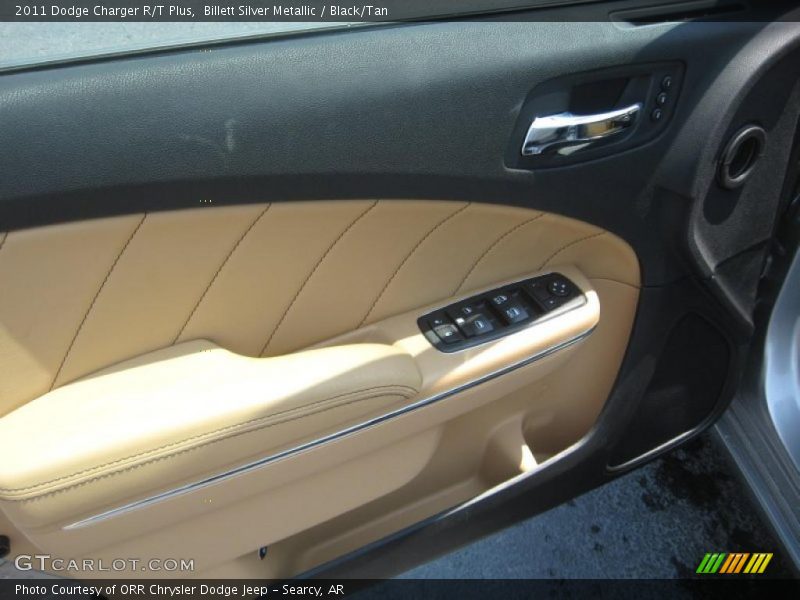 Billett Silver Metallic / Black/Tan 2011 Dodge Charger R/T Plus