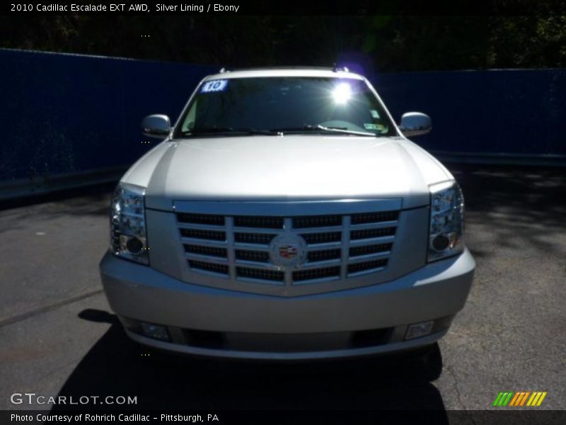 Silver Lining / Ebony 2010 Cadillac Escalade EXT AWD