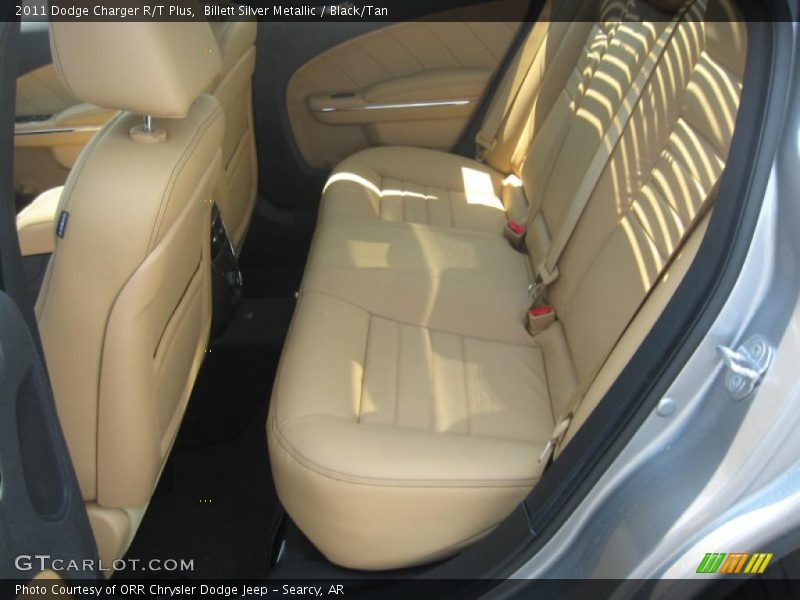 Billett Silver Metallic / Black/Tan 2011 Dodge Charger R/T Plus