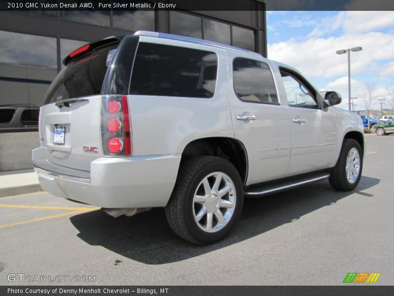 Pure Silver Metallic / Ebony 2010 GMC Yukon Denali AWD