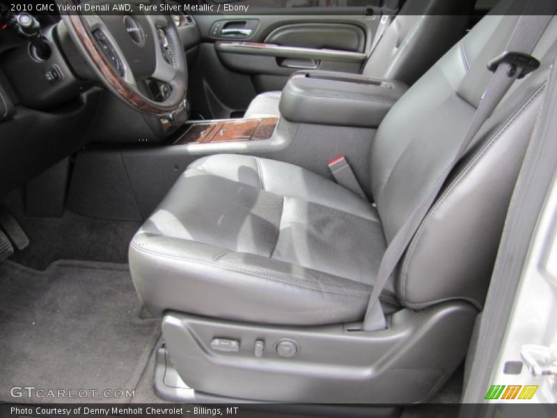 Pure Silver Metallic / Ebony 2010 GMC Yukon Denali AWD