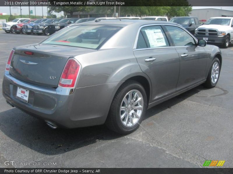 Tungsten Metallic / Black/Light Frost Beige 2011 Chrysler 300 Limited