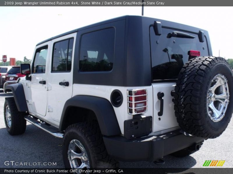 Stone White / Dark Slate Gray/Medium Slate Gray 2009 Jeep Wrangler Unlimited Rubicon 4x4