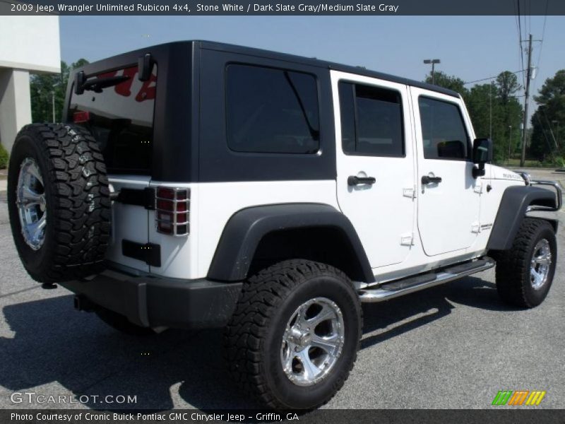 Stone White / Dark Slate Gray/Medium Slate Gray 2009 Jeep Wrangler Unlimited Rubicon 4x4