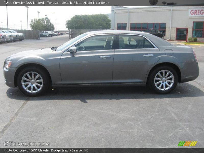 Tungsten Metallic / Black/Light Frost Beige 2011 Chrysler 300 Limited