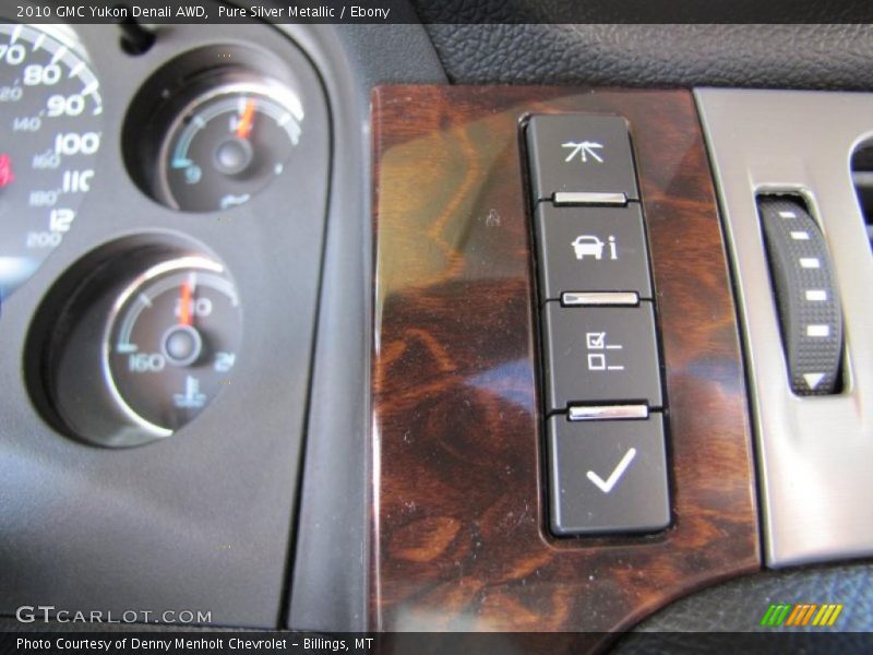Pure Silver Metallic / Ebony 2010 GMC Yukon Denali AWD