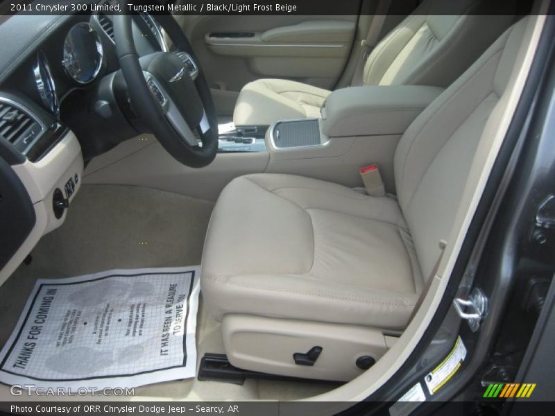 Tungsten Metallic / Black/Light Frost Beige 2011 Chrysler 300 Limited
