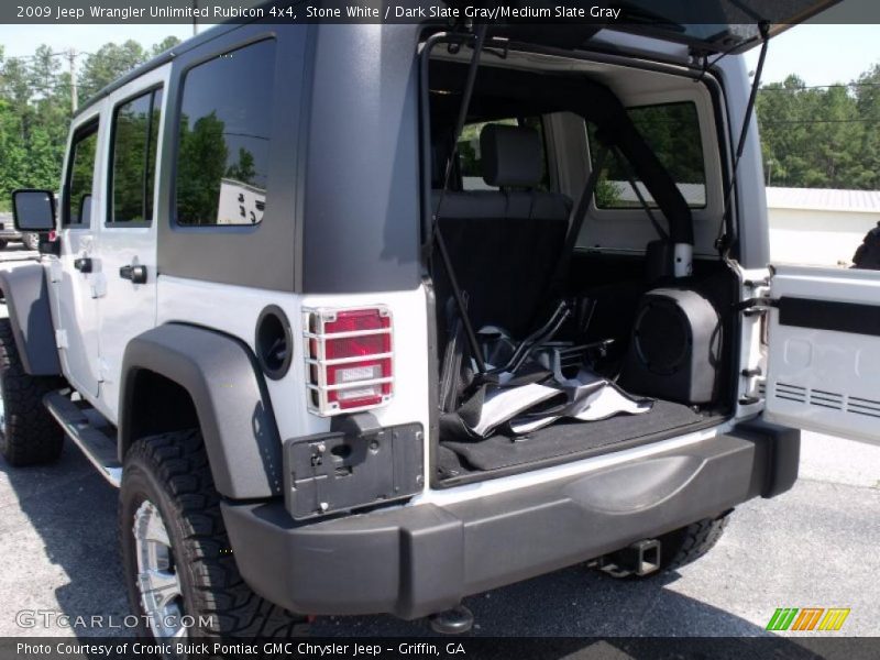Stone White / Dark Slate Gray/Medium Slate Gray 2009 Jeep Wrangler Unlimited Rubicon 4x4