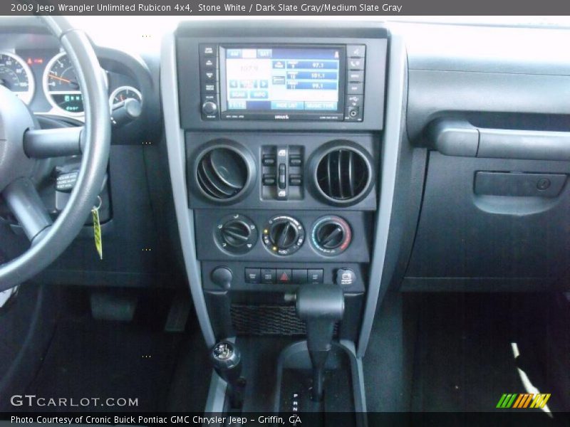Stone White / Dark Slate Gray/Medium Slate Gray 2009 Jeep Wrangler Unlimited Rubicon 4x4