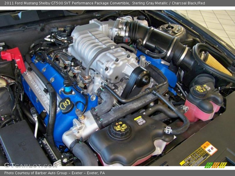  2011 Mustang Shelby GT500 SVT Performance Package Convertible Engine - 5.4 Liter SVT Supercharged DOHC 32-Valve V8