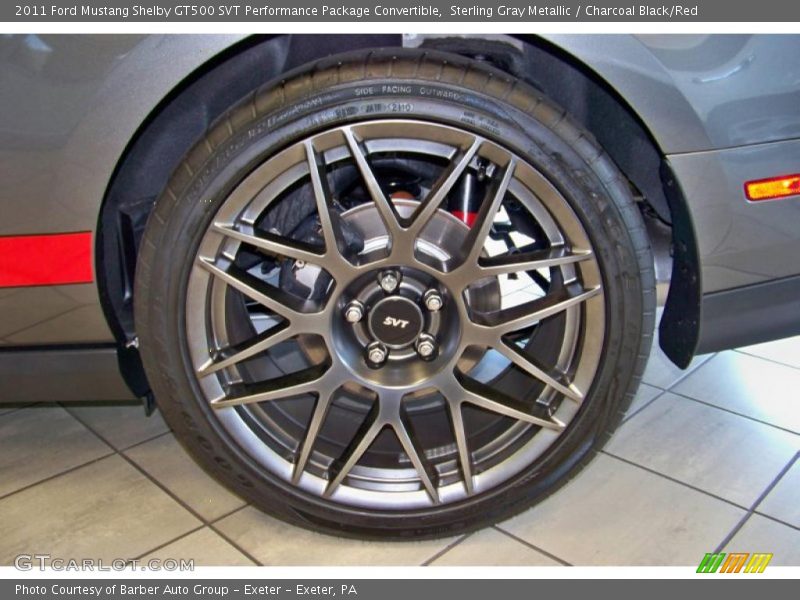  2011 Mustang Shelby GT500 SVT Performance Package Convertible Wheel