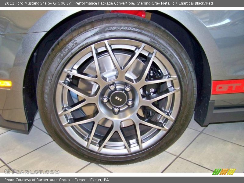  2011 Mustang Shelby GT500 SVT Performance Package Convertible Wheel