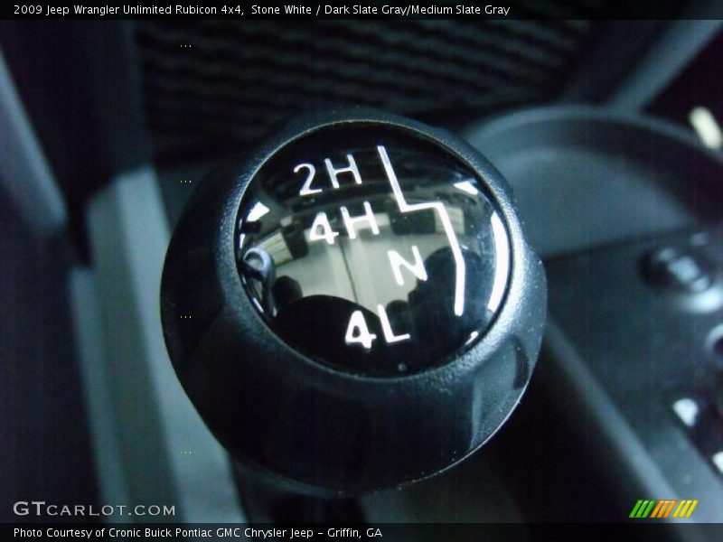 Stone White / Dark Slate Gray/Medium Slate Gray 2009 Jeep Wrangler Unlimited Rubicon 4x4