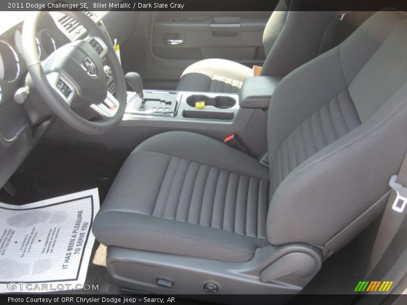Billet Metallic / Dark Slate Gray 2011 Dodge Challenger SE