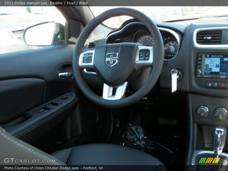 Redline 2 Pearl / Black 2011 Dodge Avenger Lux