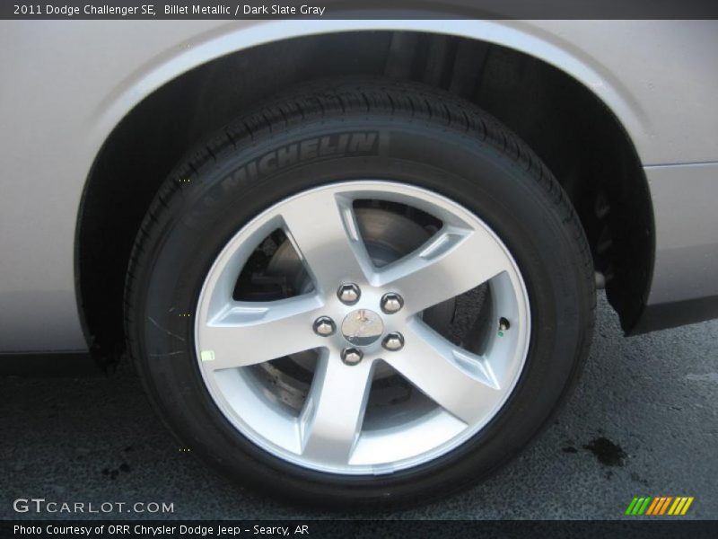 Billet Metallic / Dark Slate Gray 2011 Dodge Challenger SE