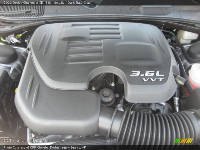 Billet Metallic / Dark Slate Gray 2011 Dodge Challenger SE