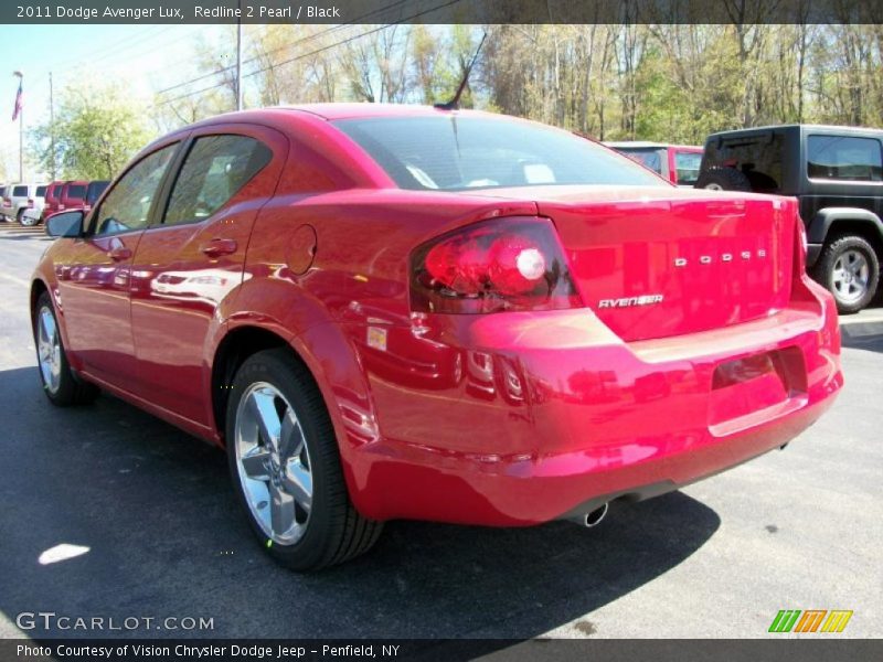 Redline 2 Pearl / Black 2011 Dodge Avenger Lux