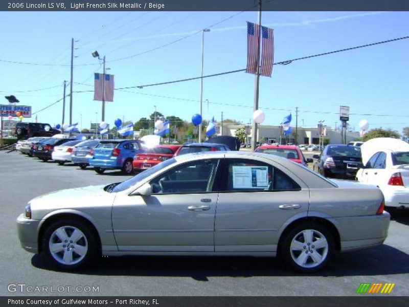 Light French Silk Metallic / Beige 2006 Lincoln LS V8