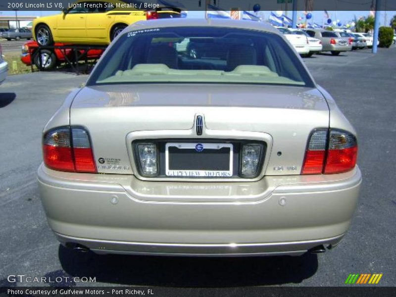 Light French Silk Metallic / Beige 2006 Lincoln LS V8