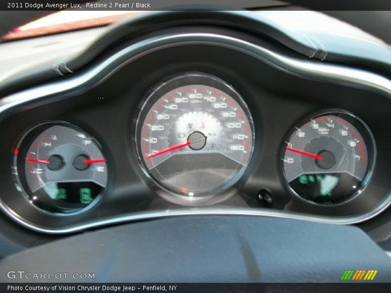Redline 2 Pearl / Black 2011 Dodge Avenger Lux