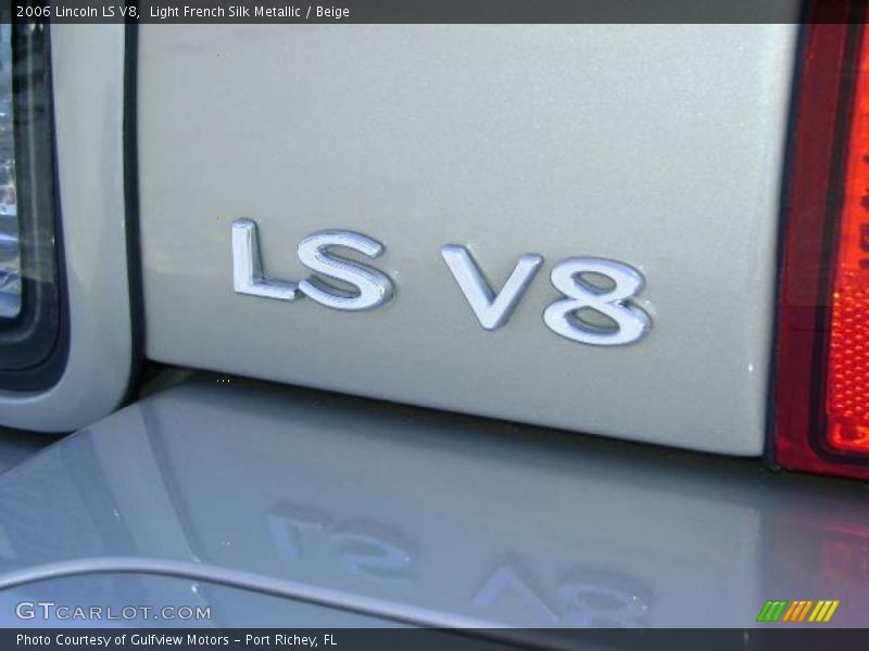 Light French Silk Metallic / Beige 2006 Lincoln LS V8