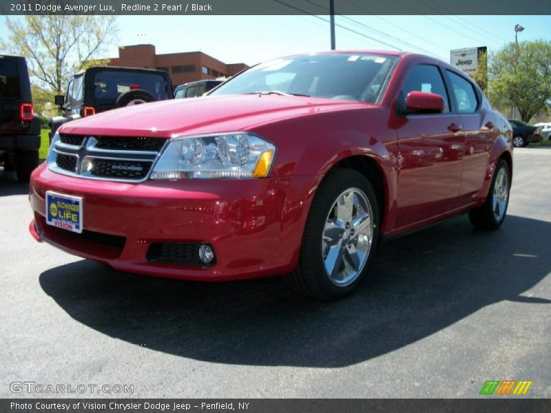 Redline 2 Pearl / Black 2011 Dodge Avenger Lux