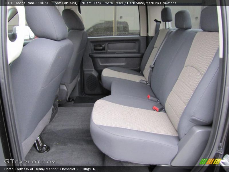Brilliant Black Crystal Pearl / Dark Slate/Medium Graystone 2010 Dodge Ram 2500 SLT Crew Cab 4x4
