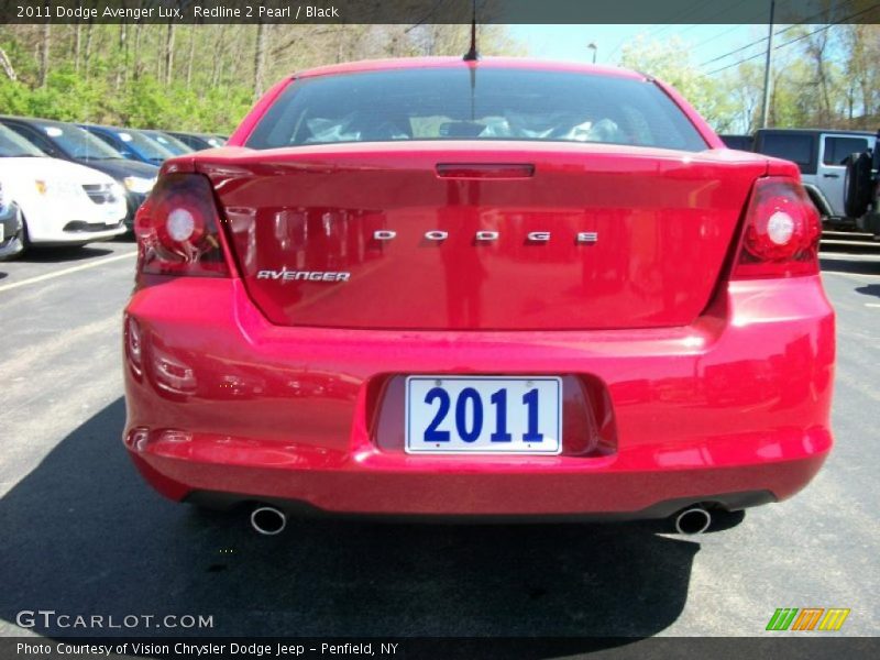 Redline 2 Pearl / Black 2011 Dodge Avenger Lux