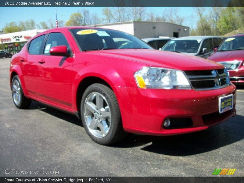 Redline 2 Pearl / Black 2011 Dodge Avenger Lux