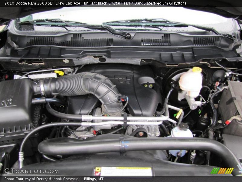 Brilliant Black Crystal Pearl / Dark Slate/Medium Graystone 2010 Dodge Ram 2500 SLT Crew Cab 4x4