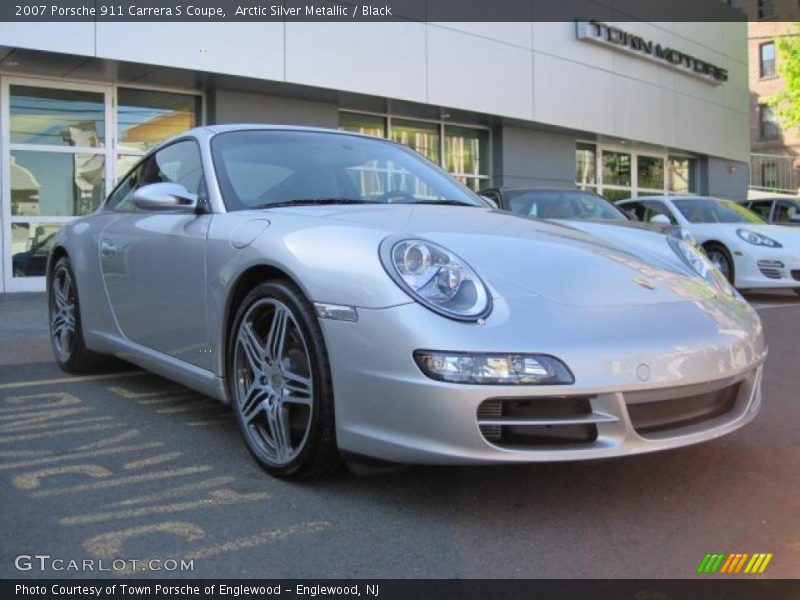 Arctic Silver Metallic / Black 2007 Porsche 911 Carrera S Coupe