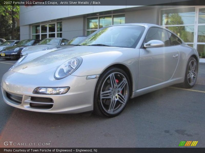 Arctic Silver Metallic / Black 2007 Porsche 911 Carrera S Coupe