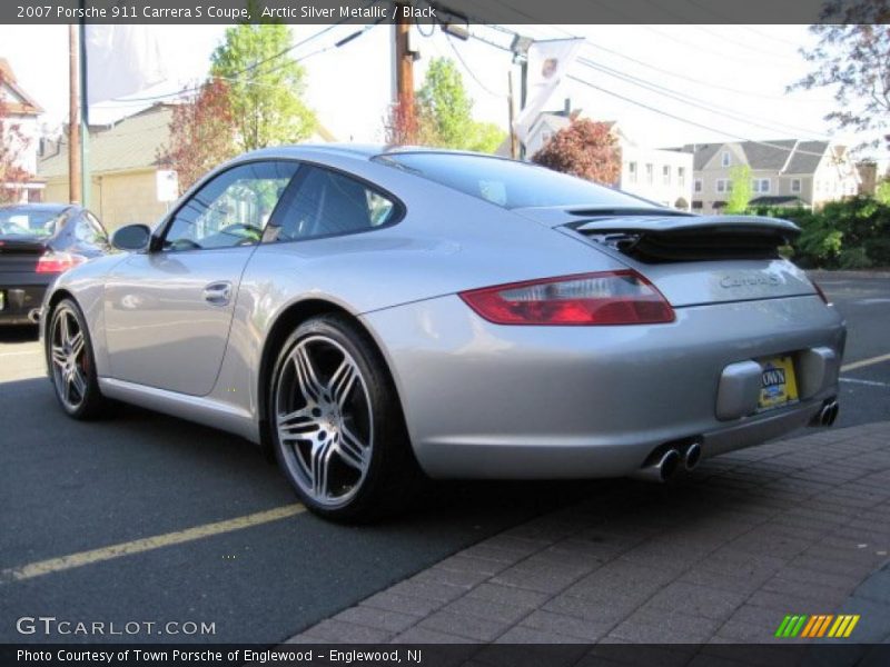 Arctic Silver Metallic / Black 2007 Porsche 911 Carrera S Coupe