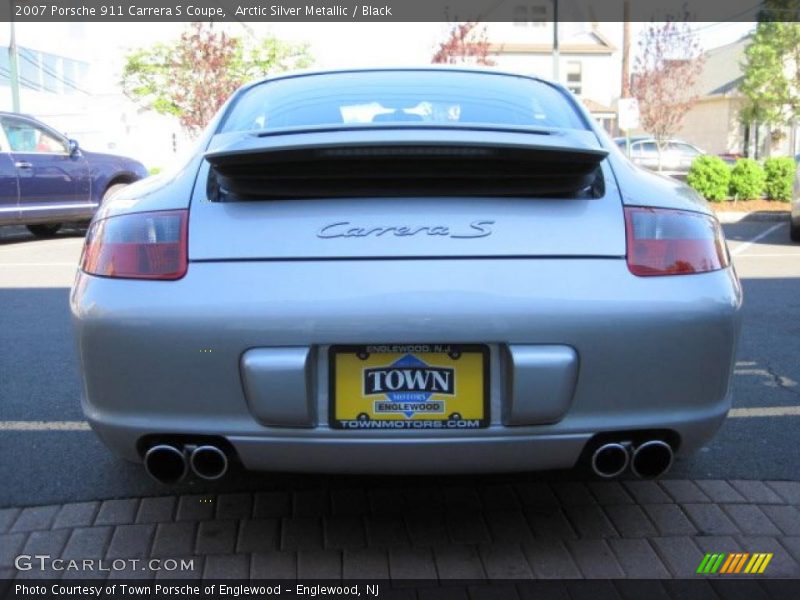 Arctic Silver Metallic / Black 2007 Porsche 911 Carrera S Coupe