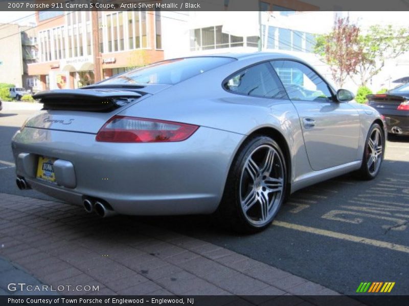 Arctic Silver Metallic / Black 2007 Porsche 911 Carrera S Coupe