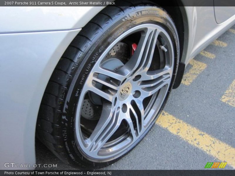 Arctic Silver Metallic / Black 2007 Porsche 911 Carrera S Coupe