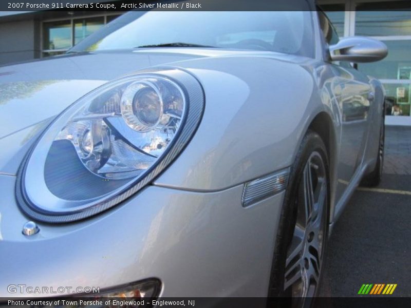 Arctic Silver Metallic / Black 2007 Porsche 911 Carrera S Coupe