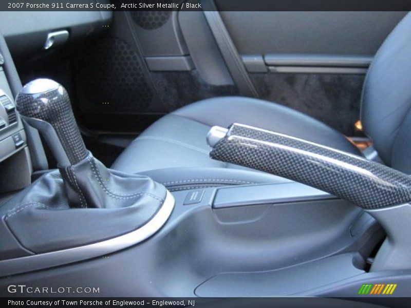 Arctic Silver Metallic / Black 2007 Porsche 911 Carrera S Coupe