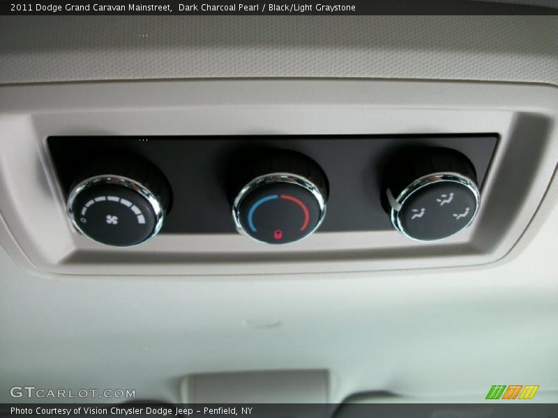 Dark Charcoal Pearl / Black/Light Graystone 2011 Dodge Grand Caravan Mainstreet